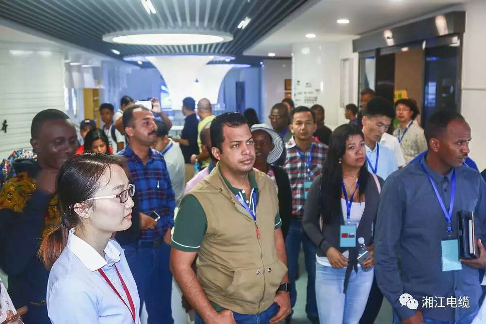 用電纜連通世界-多國(guó)代表訪問(wèn)湘江電纜集團(tuán)