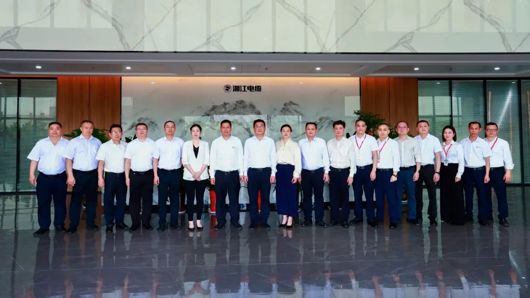 揭陽市委常委，揭西縣委書記劉端雄等領導一行參觀考察湘江電纜