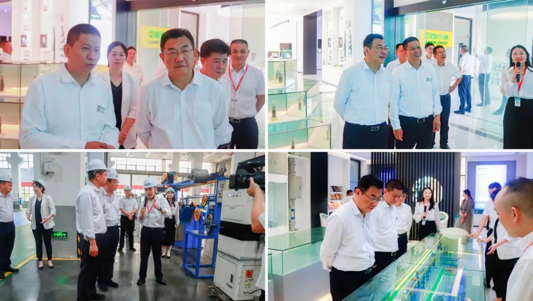 揭陽市委常委，揭西縣委書記劉端雄等領導一行參觀考察湘江電纜