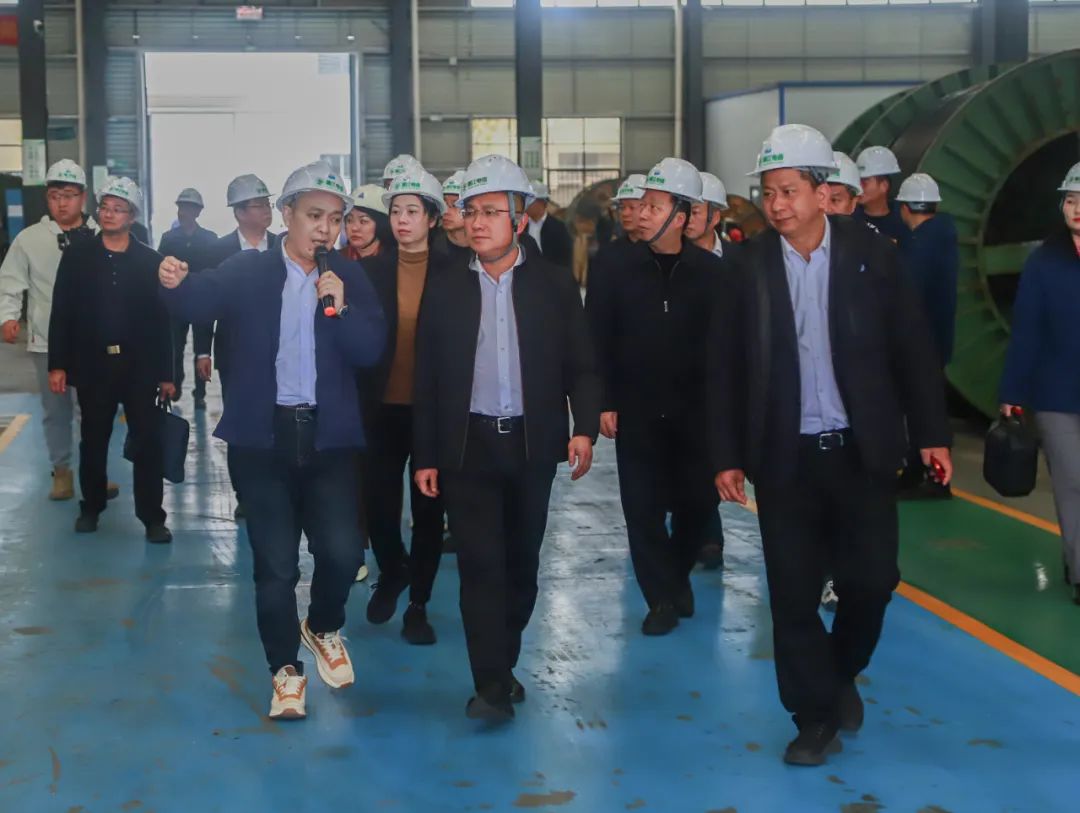 廣東省揭西縣縣委書記陳曉青領(lǐng)導(dǎo)一行來我司考察指導(dǎo)